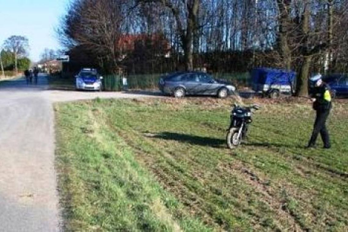 Wola Osowińska: Motocyklista potrącił w rowerzystkę
