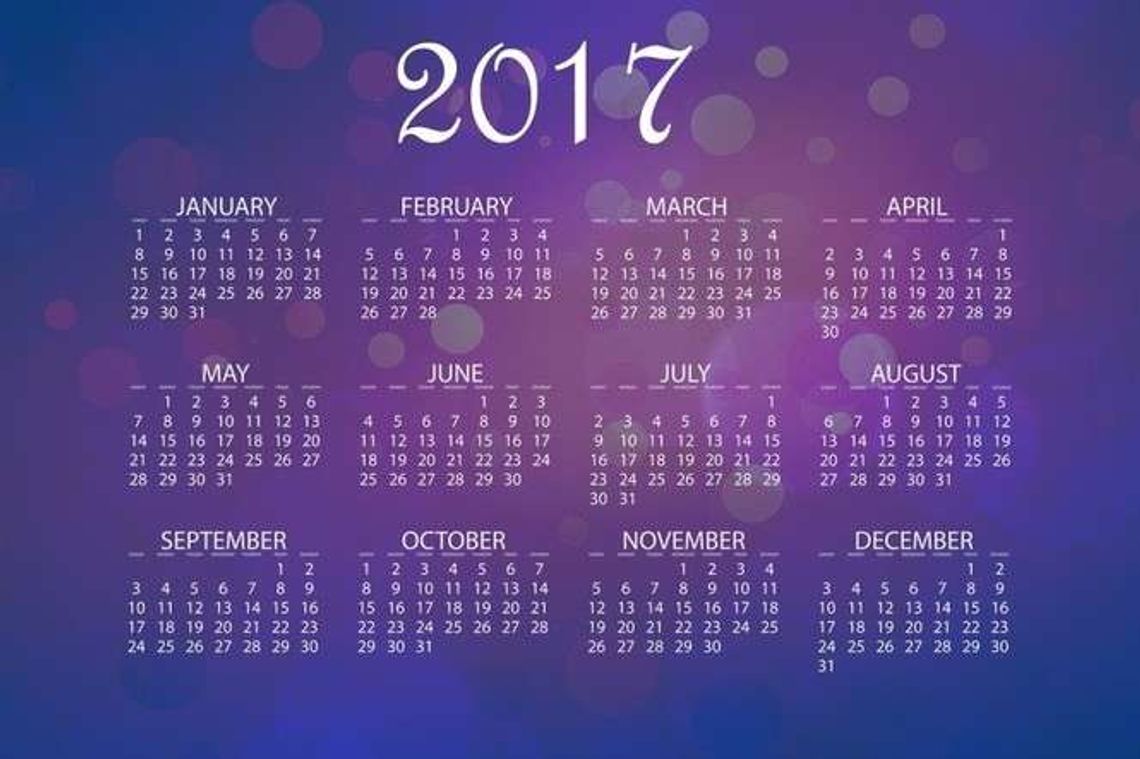 Wolne dni w 2017 roku. Długie weekendy, święta, wakacje 2017 - terminy