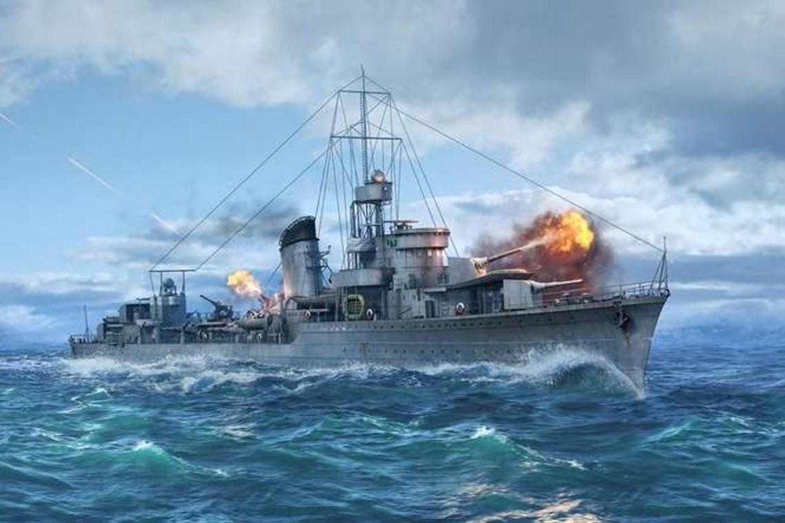 World of Warships: Niszczyciel ORP Błyskawica jest już w grze