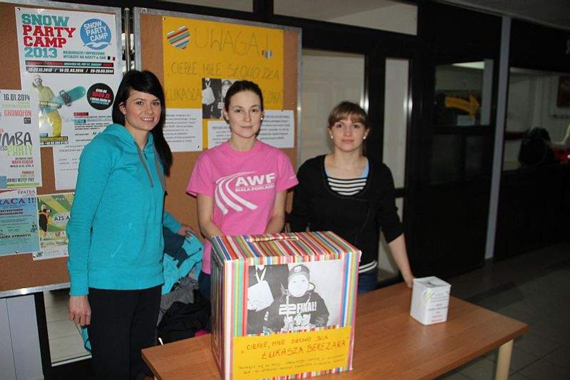 WOŚP 2014: 10-letni Łukasz Berezak podbił serca studentów z Białej Podlaskiej