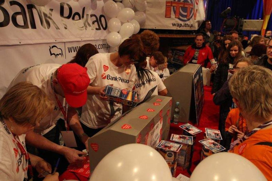 WOŚP 2014: W woj. lubelskim udało się zebrać 600 tys. zł