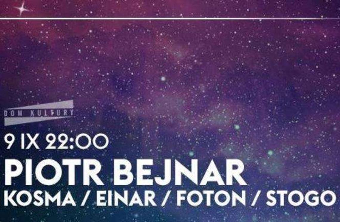 Wracają imprezy w Domu Kultury. Piotr Bejnar za konsolą!