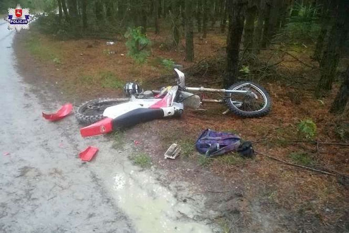 Wsiadł na motocykl po pijanemu, wjechał w volkswagena