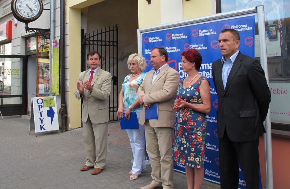 Wyborcze obietnice PO i polemiki z radnym PiS w Białej Podlaskiej