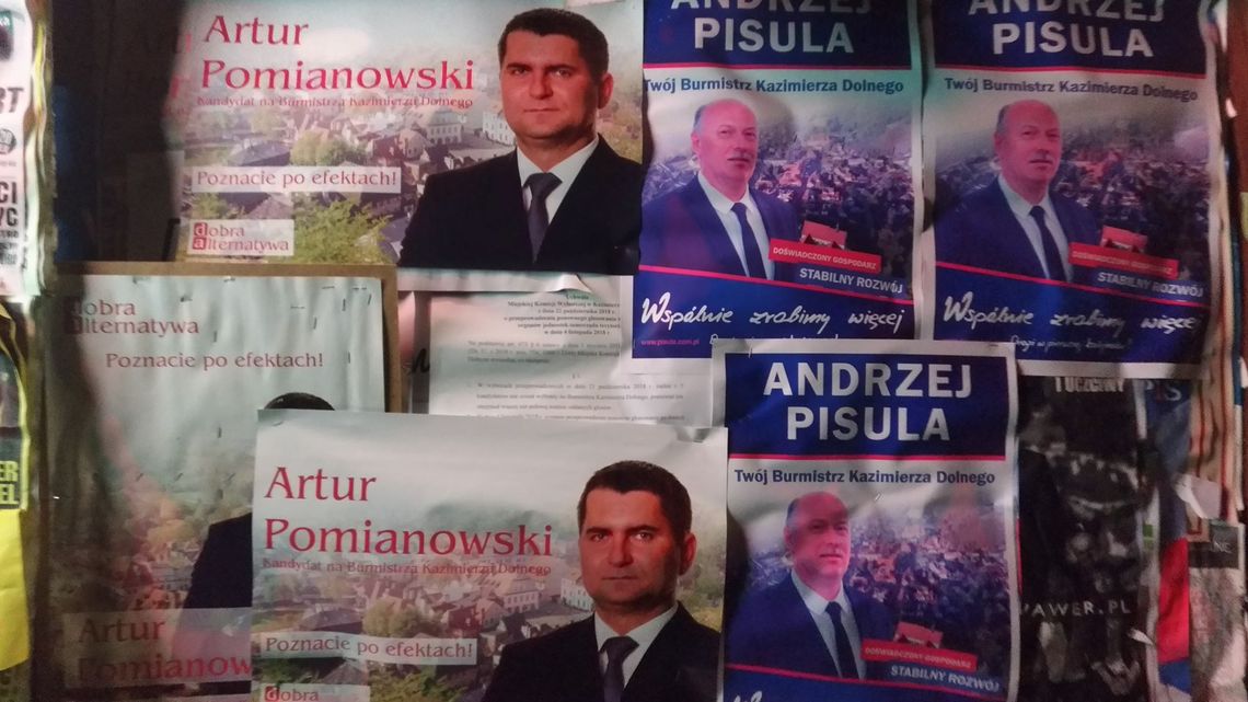 Wybory 2018 - Kazimierz Dolny. Wyniki drugiej tury wyborów na burmistrza