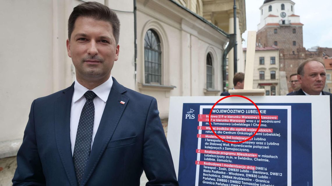 Wybory 2018. PiS przedstawiło propozycje dla Lubelskiego. Była też mała wpadka