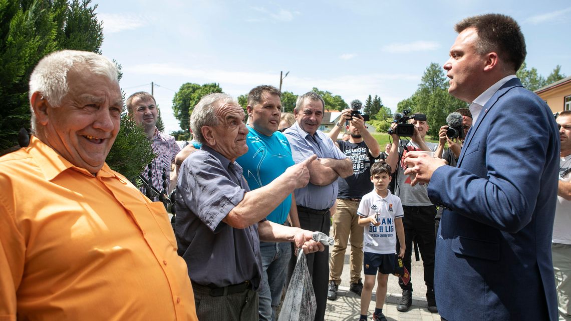 Wybory 2020. Szymon Hołownia w Godziszowie. „Możecie głosować, na kogo chcecie”