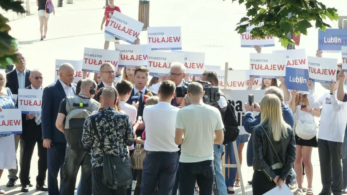 Wybory na prezydenta Lublina. Kandydat PiS obiecuje i krytykuje