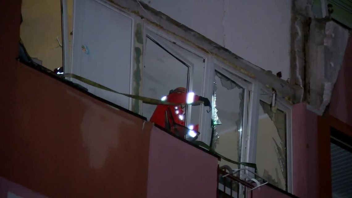 Wybuch butli z gazem. Dwie osoby zostały ranne [wideo]