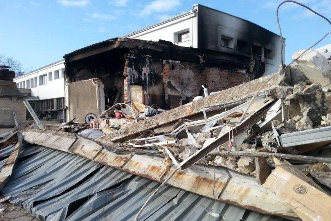 Wybuch gazu przy ul. Bursaki. Budynek doszczętnie zniszczony Wybuch gazu przy ul. Bursaki. Budynek doszczętnie zniszczony