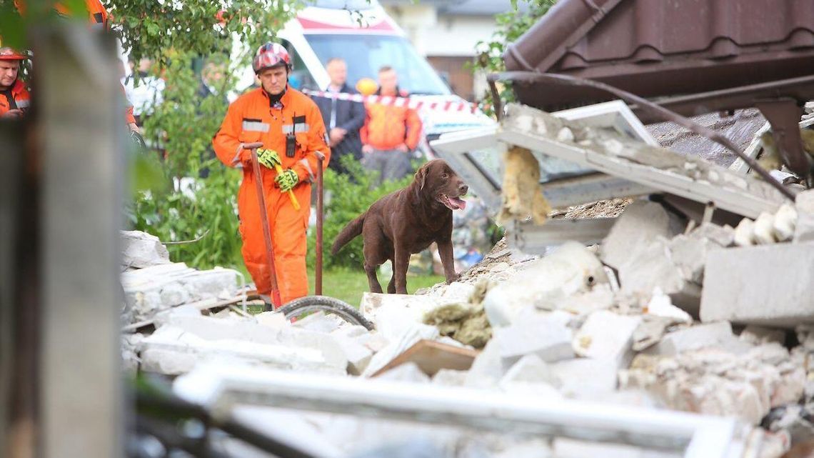 Wybuch gazu w Chodlu. Tragiczny finał akcji poszukiwawczej, znaleziono ciała dwóch osób