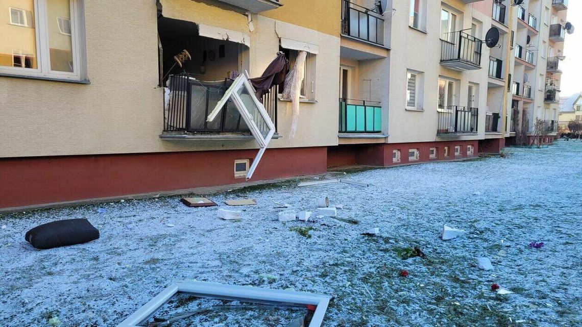 Wybuch gazu w mieszkaniu w Białej Podlaskiej. Wstępne ustalenia policji