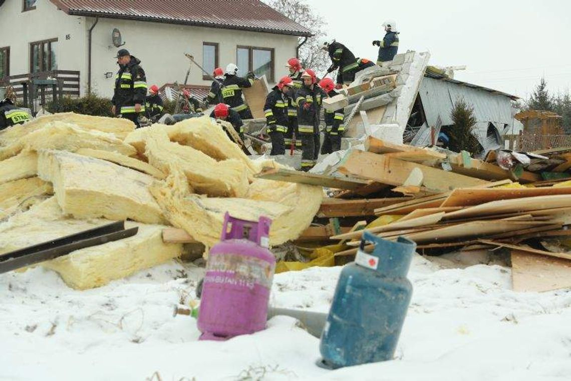 Wybuch gazu w Niedrzwicy Dużej: Warsztat wyleciał w powietrze