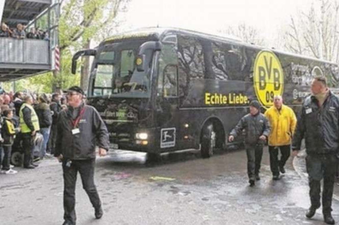 Wybuch koło autokaru Borussii Dortmund. Tuż przed meczem z AS Monaco