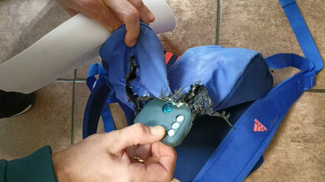 Wybuchowy plecak. Uczniowie najedli się strachu