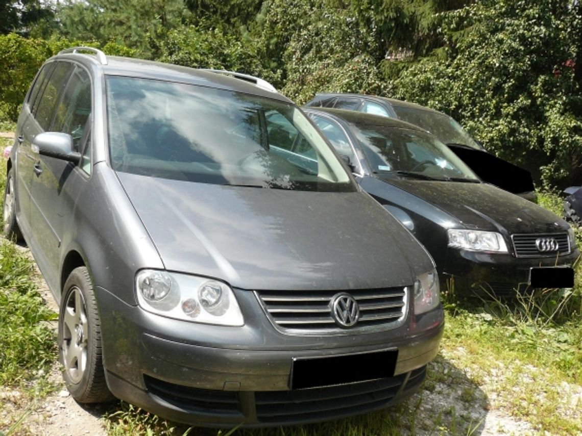 Wygnanów: Auta z przerobionymi numerami. Dwie osoby zatrzymane