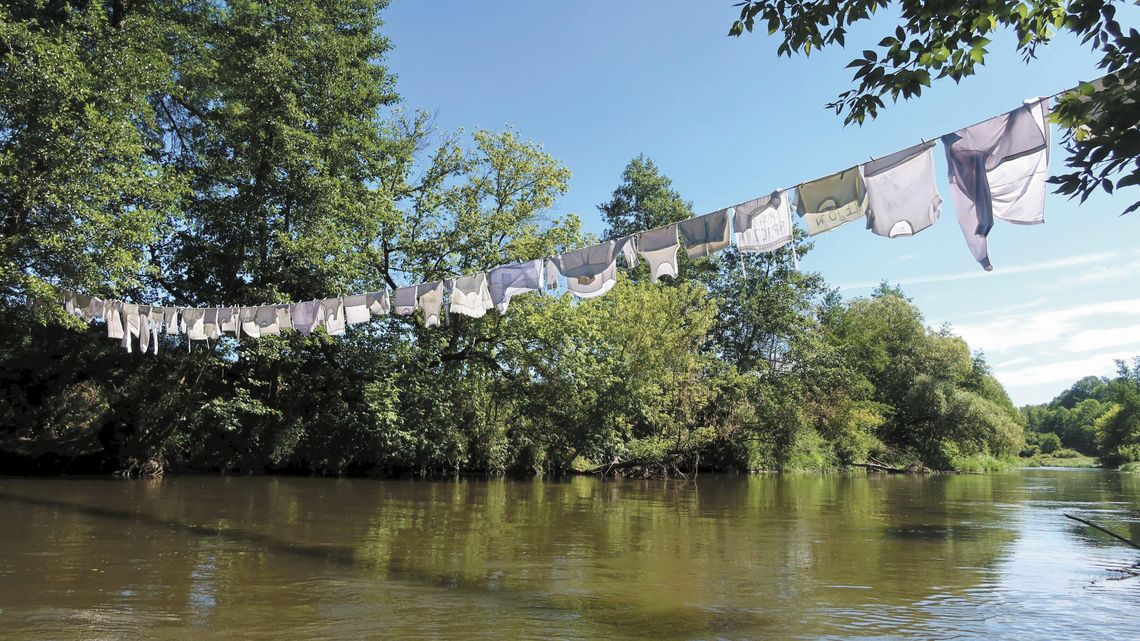 Wyjątkowy projekt nad Wieprzem. Nad rzeką wisi pranie, a gdzie są ryby? Wyjątkowy projekt nad Wieprzem. Nad rzeką wisi pranie, a gdzie są ryby?
