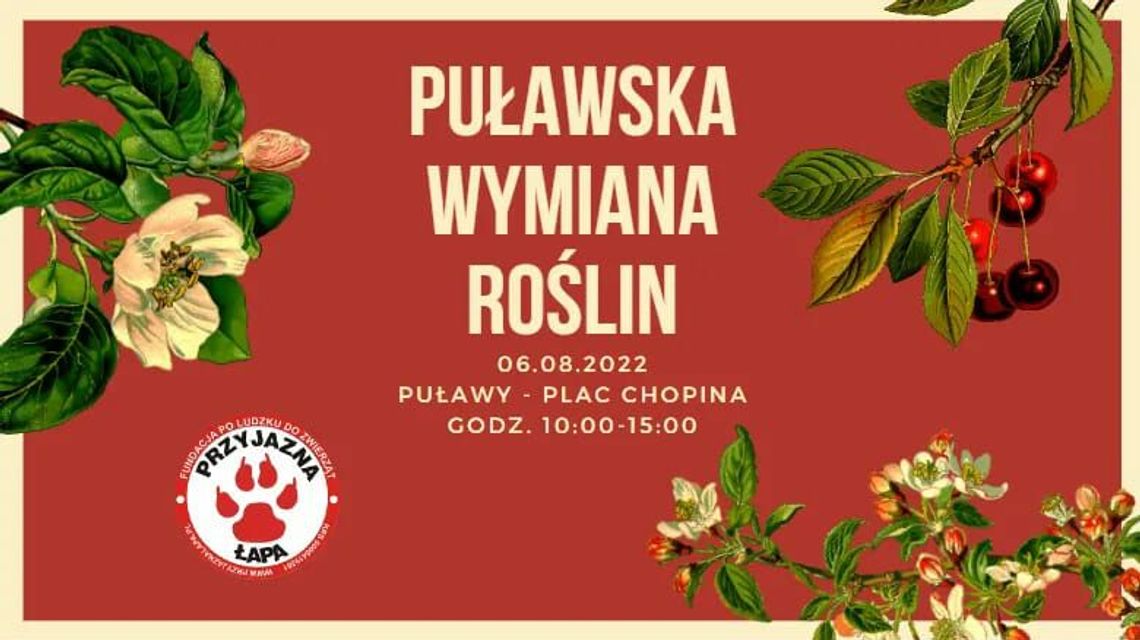 Wymiana roślin w Puławach Wymiana roślin w Puławach