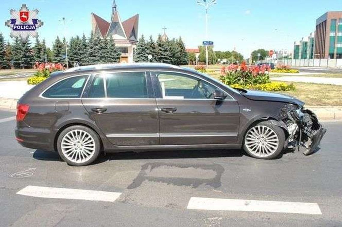 Wymusił pierwszeństwo. Jedna osoba ranna Wymusił pierwszeństwo. Jedna osoba ranna