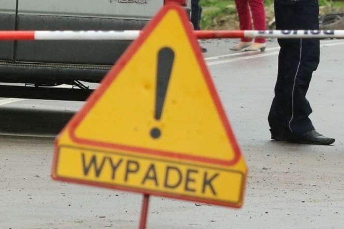 Wypadek czterech samochodów w Rykach