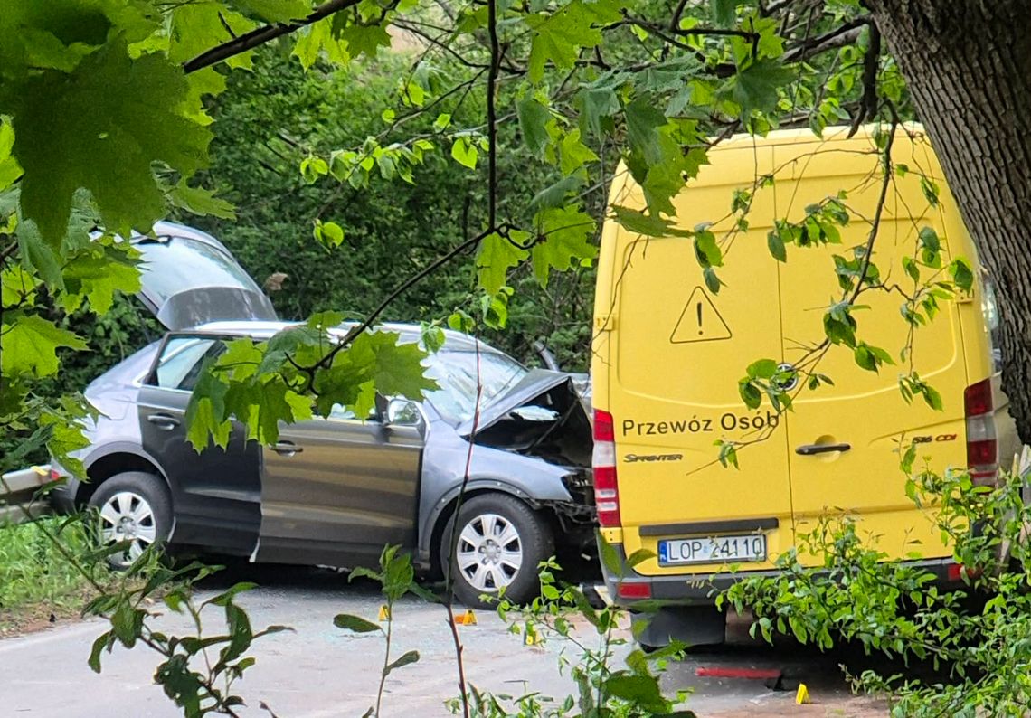 Wypadek drogowy z udziałem dzieci. Ponad 20 osób poszkodowanych
