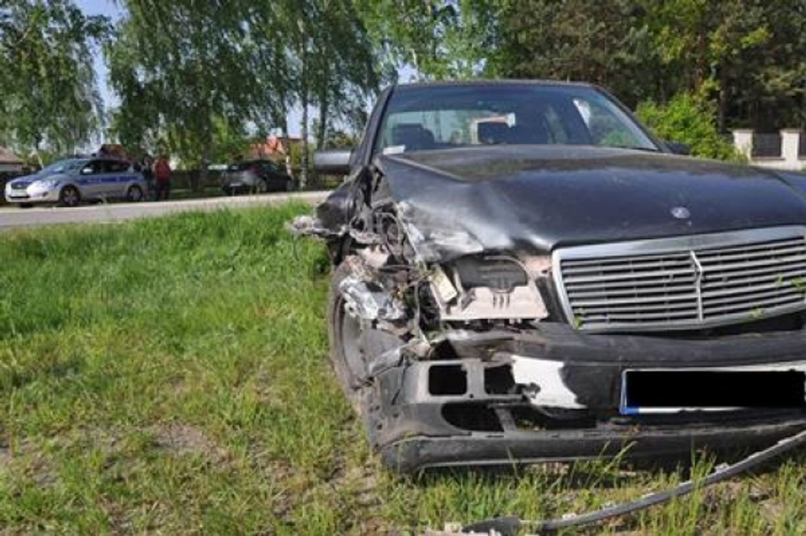 Wypadek i kolizja pijanych kierowców: 3,9 i 3,2 promila