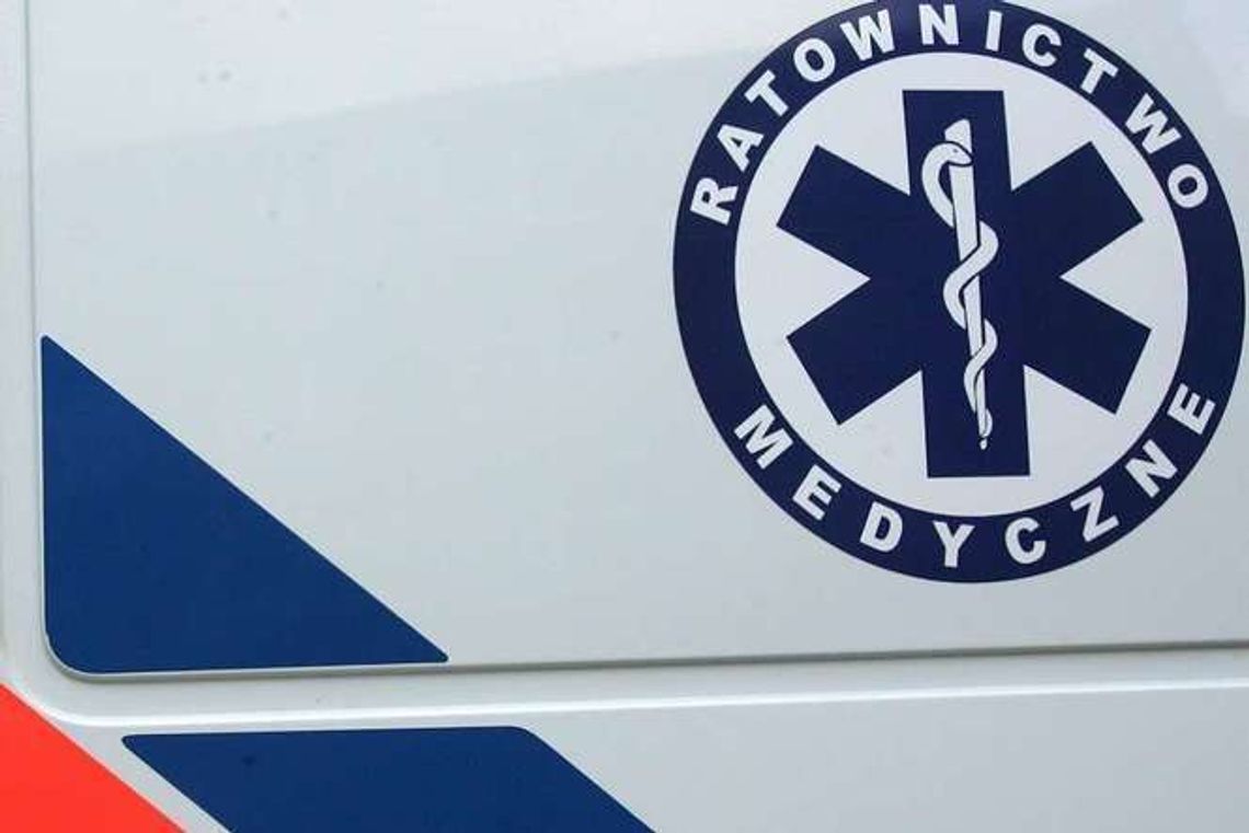 Wypadek motocyklisty. Mężczyzna trafił do szpitala