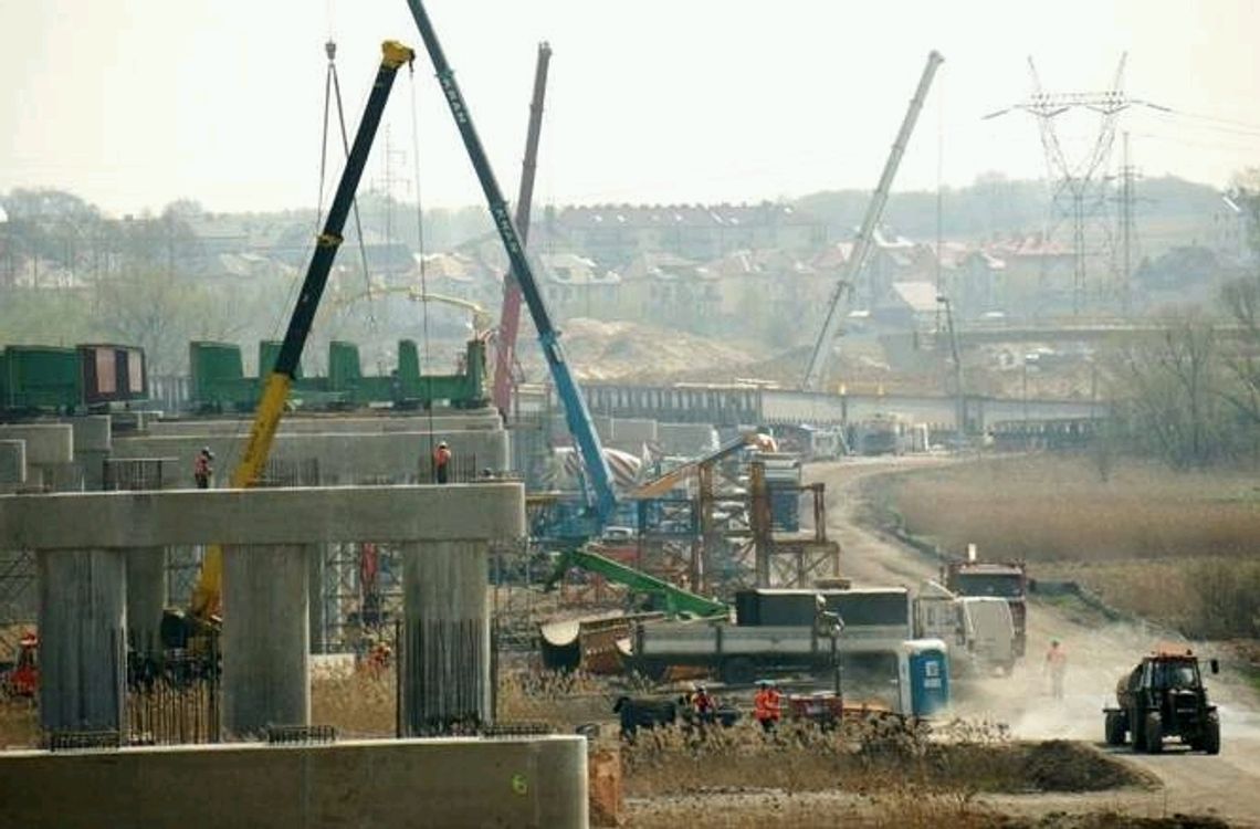 Wypadek na budowie obwodnicy Lublina. Robotnik w ciężkim stanie