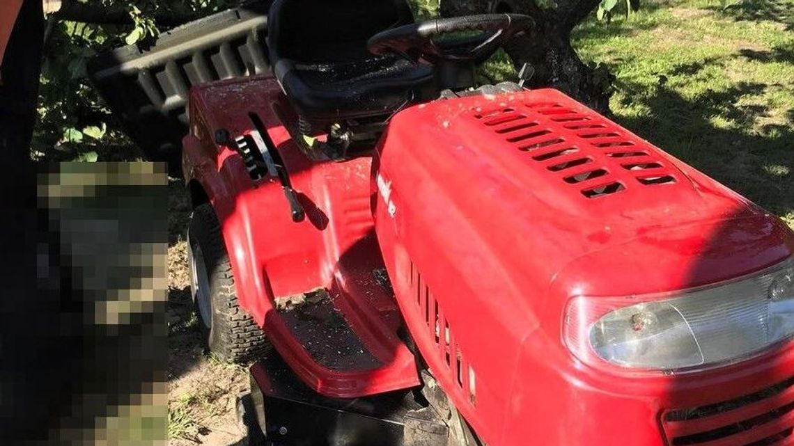 Wypadek na kosiarce. Do rannego ściągali śmigłowiec