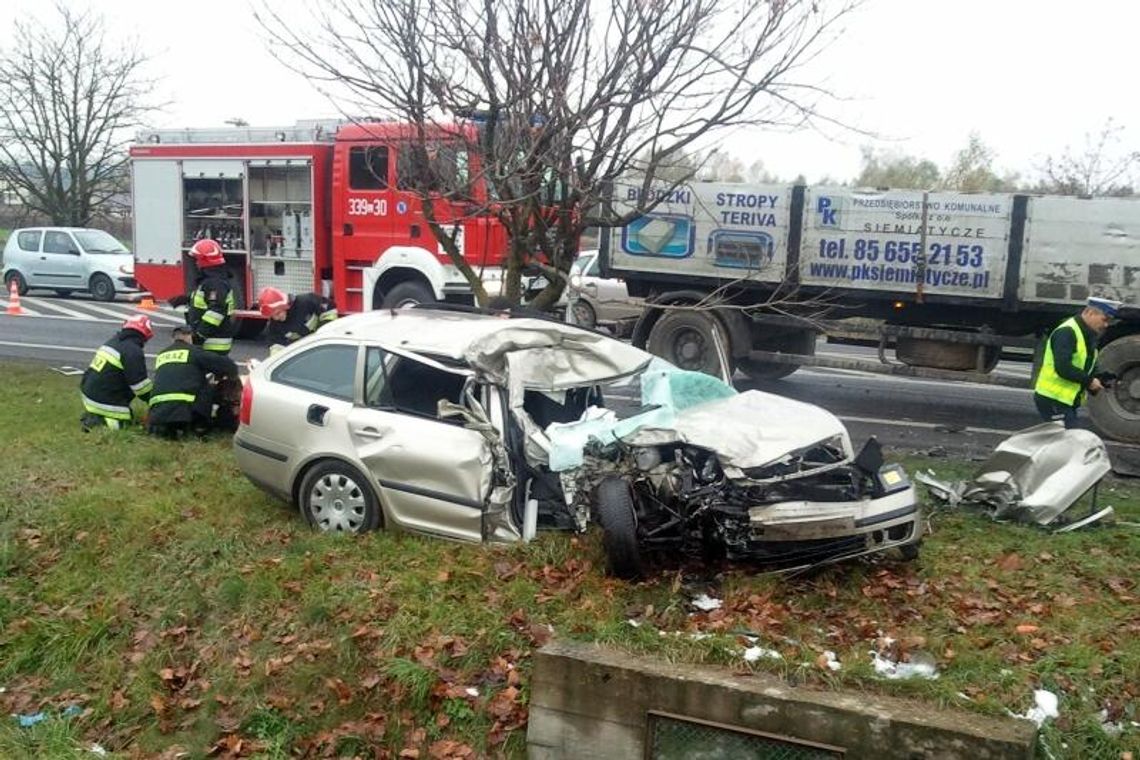 Wypadek na krajowej \"19\" w Niemcach