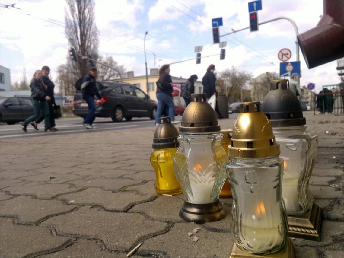 Wypadek na Kunickiego: Sygnalizator przygniótł kobietę