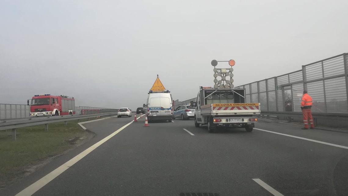 Wypadek na obwodnicy Lublina. Nie żyje operator lawety [zdjęcia]