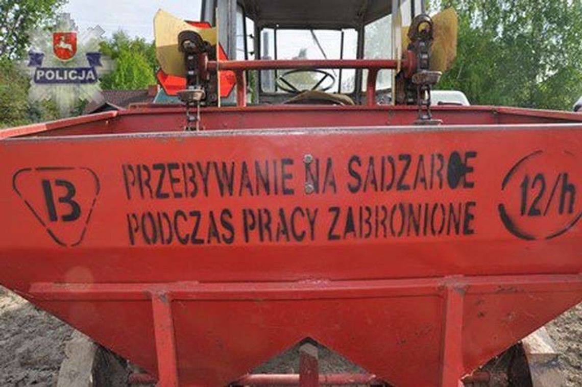Wypadek na polu. Ojciec najechał na syna ciągnikiem