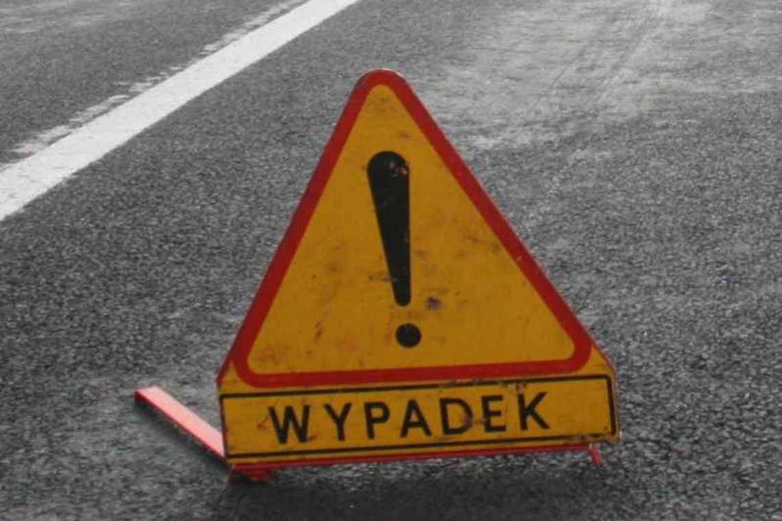 Wypadek na rondzie przy ZUS. Potrącony rowerzysta 