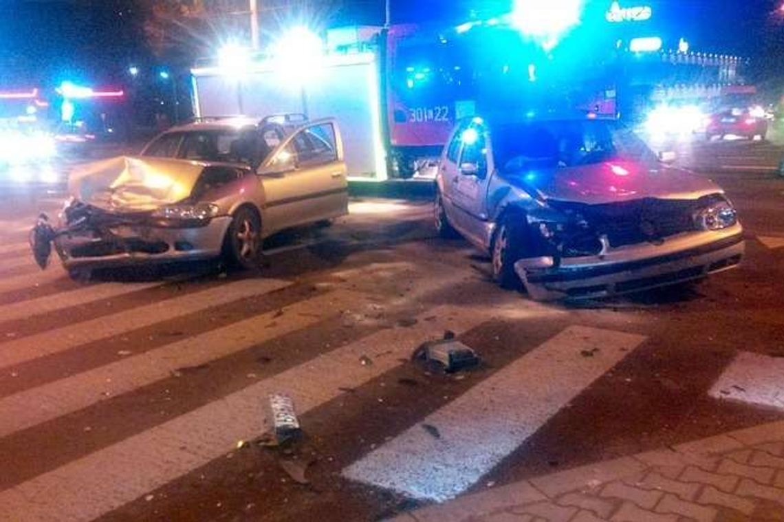 Wypadek na skrzyżowaniu ul. Lotniczej i Drogi Męczenników Majdanka