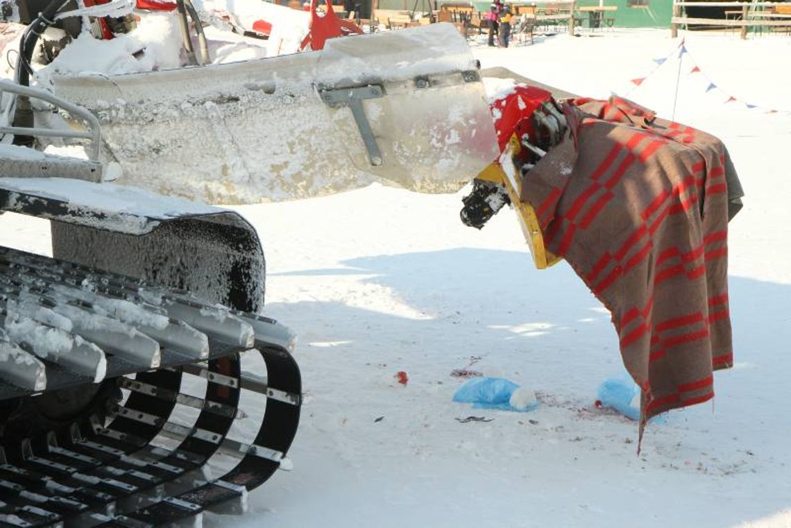 Wypadek na stoku w Rąblowie: Operator Polsatu stracił nogę (wideo, zdjęcia)