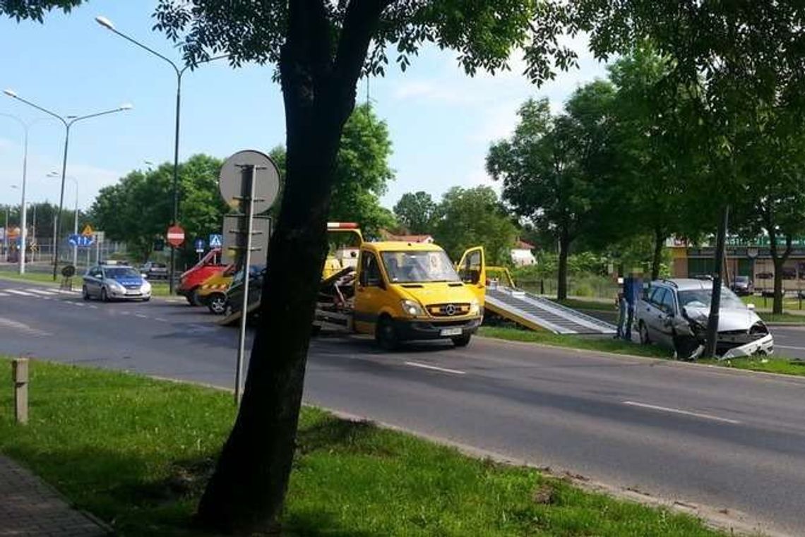 Wypadek na ul. Choiny w Lublinie. Kierująca straciła prawo jazdy