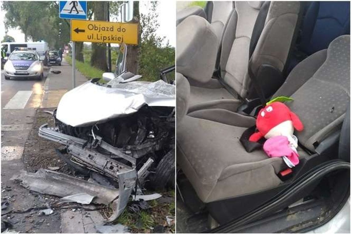 Wypadek na ul. Krężnickiej w Lublinie (zdjęcia, wideo)