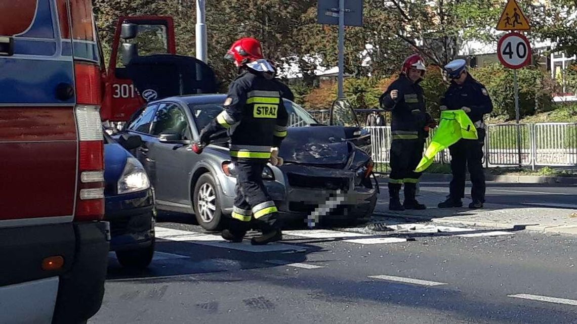 Wypadek na ul. Lwowskiej. Cztery osoby w szpitalu. Wśród nich 1,5-roczne dziecko [zdjęcia]