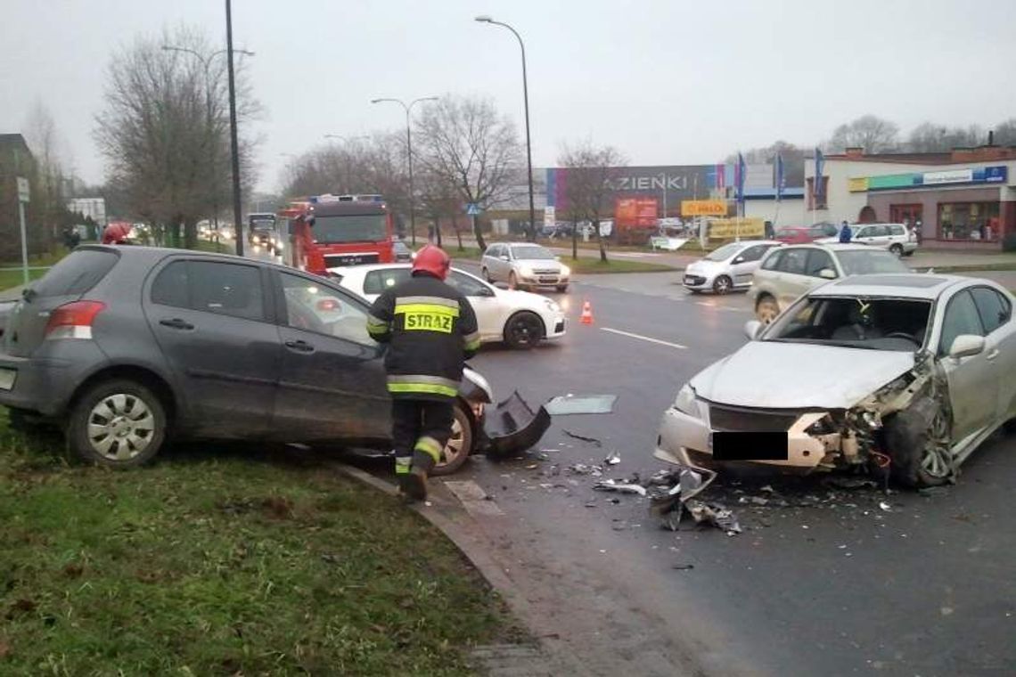 Wypadek na ul. Związkowej w Lublinie. Jedna osoba ranna