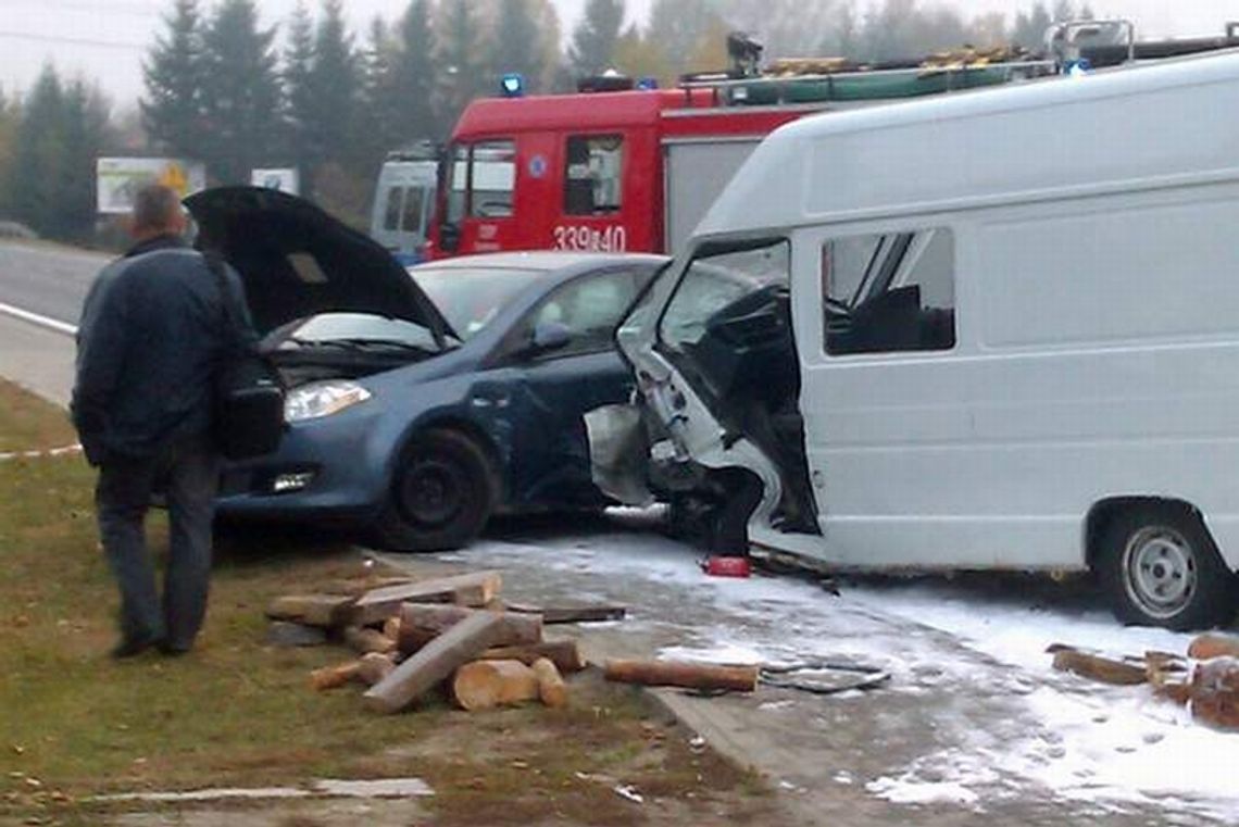 Wypadek policjantów z Lublina konwojujących kibiców Motoru