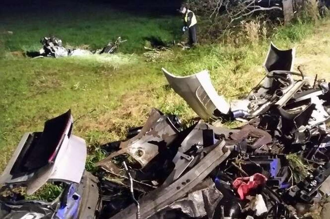 Wypadek porsche na Podlasiu. Zginął mieszkaniec Białej Podlaskiej