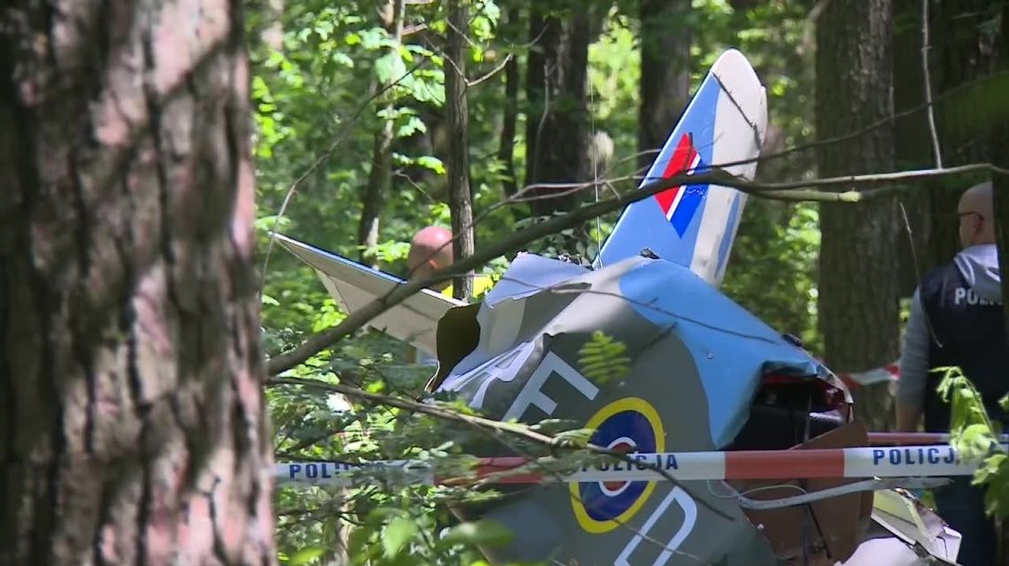 Wypadek samolotu stylizowanego na Spitfire'a. Zginął pilot