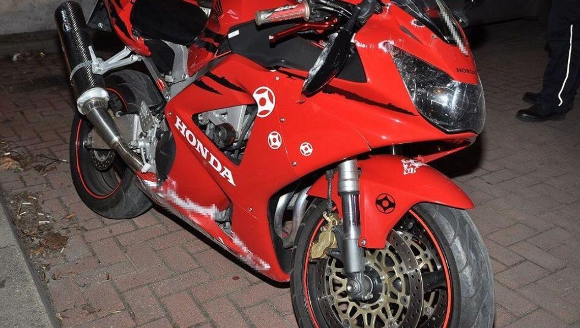 Wypadek w Białej Podlaskiej. Motocyklista w szpitalu