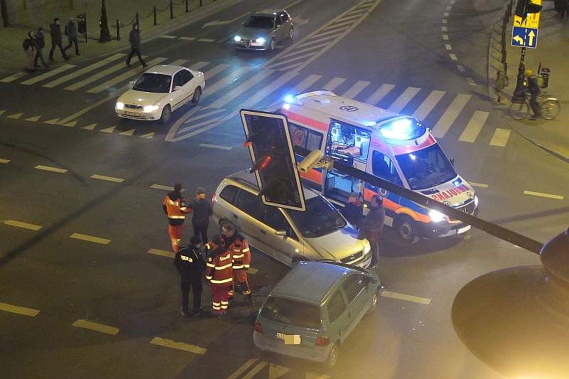 Wypadek w centrum Lublina