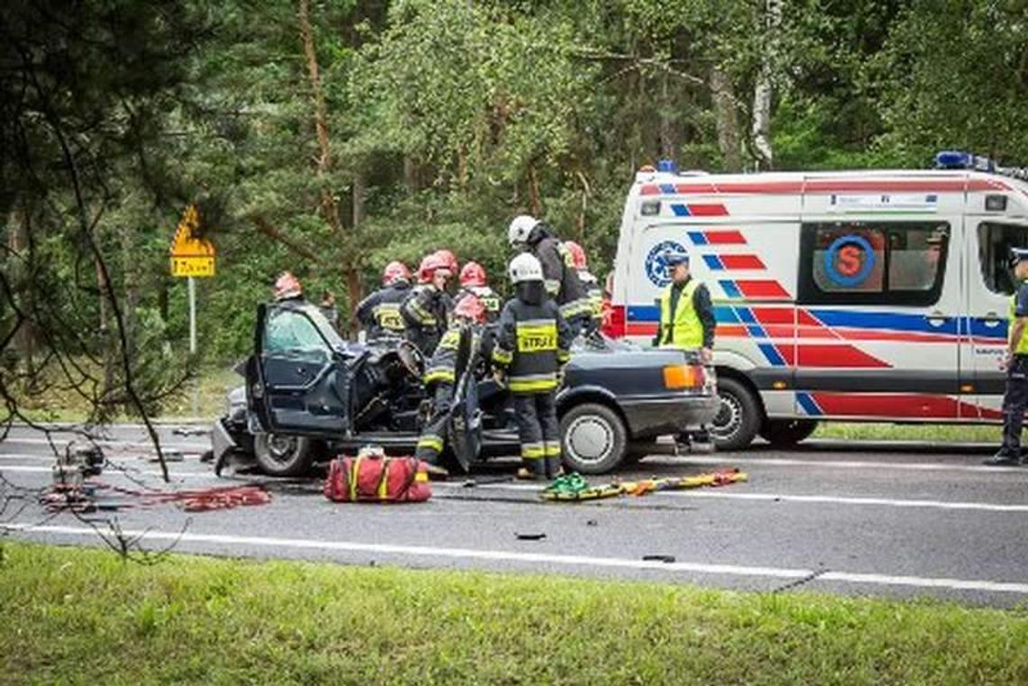 Wypadek w Firleju. Kierowca audi nie miał prawa jazdy