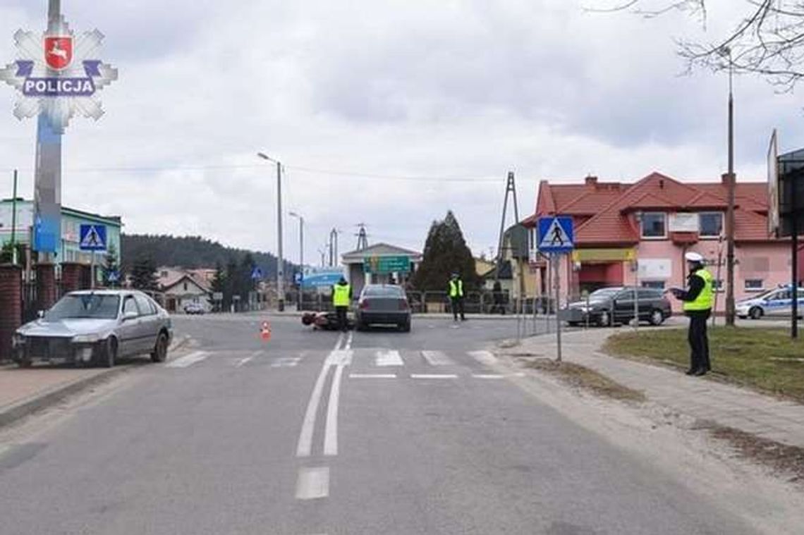 Wypadek w Górze Puławskiej. Honda uderzyła w skuter