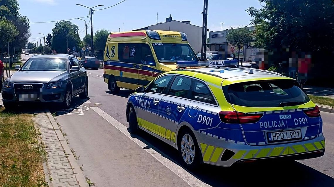 Wypadek w Lubartowie. Kobieta weszła prosto pod samochód