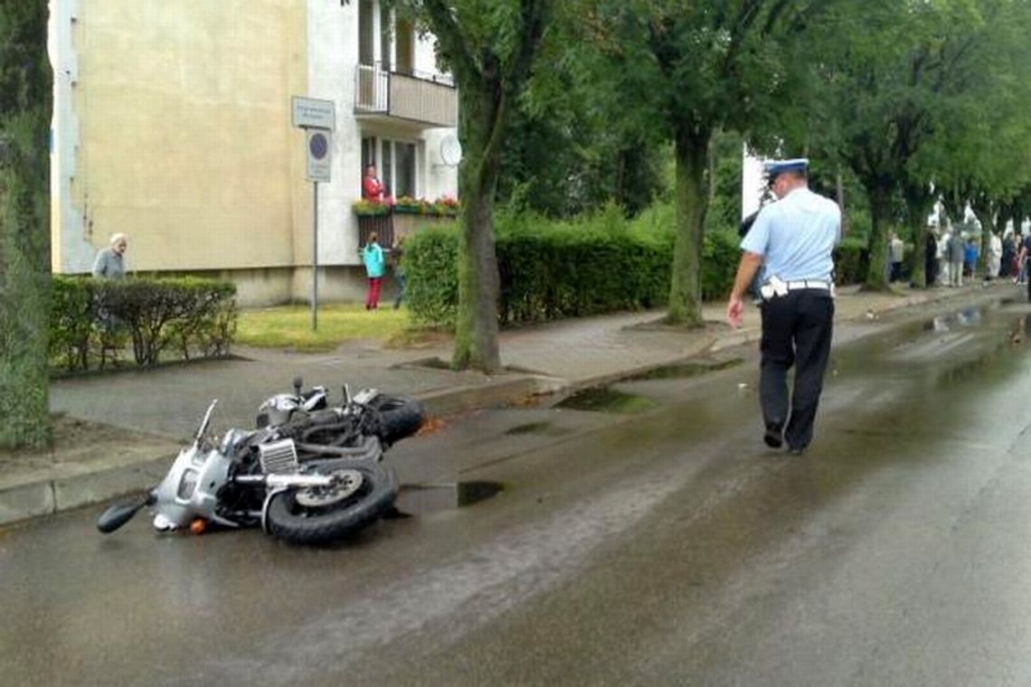 Wypadek w Lubartowie. Kupił motocykl chwilę wcześniej (zdjęcia)