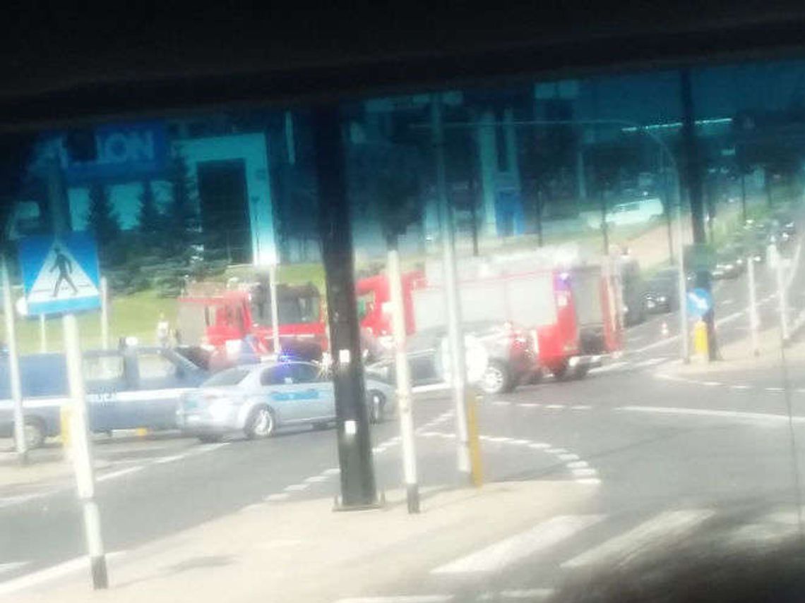 Wypadek w Lublinie. Zderzyły się dwa samochody